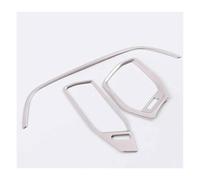 Interior trim strips For Kuga For Escape 2020 2021 2022 LHD Car Side Air Conditioning AC Outlet Vent Decoration Cover Trim(Silver)