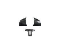 Interior Trim Strips For VW For Golf 6 MK6 For Passat B7 CC For Jetta For Bora For Polo For Tiguan Carbon Fiber Steering Wheel Cover Protective Trim Interior Panel Decal(Carbon Fiber-B)