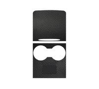 Interior Trim Strips Real Carbon Fiber Thin Center Console Cover Not Affect Central Control Push-pull Use Car Interior For Tesla For Model 3 Y 2017 2018-2022 2023 Interior Panel Decal(Matte 2piece)