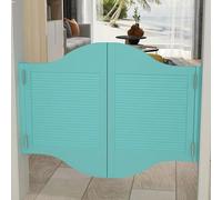 Interior Two Way Swing Cafe Door Heavy Duty Stainless Steel Half Waist Door for Kitchen Doorway Corridor & Office 70x80cm