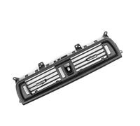 Interior vent nozzle grille kit Compatible With BMW For 525i For 525d 2010-2016 Front Row Wind Left Center Right Air Conditioning Vent Grill Outlet Panel(LHD-Center-N)