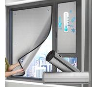 Interior Window Sunshade with Suction Cups No Drilling Required, Heat-Insulating Window Film, Double-Sided Aluminum Foil Anti-UV, Blackout, Privacy Film for Roof Windows,70x100cm
