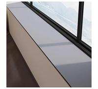 Interior windowsill, silicone leather windowsill protective mat, non-slip balcony window mat as protective decoration for plain kitchen/bay window cushions(Blue,20x100cm)