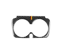 Interior Wrap Film For Benz W205 C Class C180 C200 C300 GLC Accessories Carbon Fiber Car Interior Cup Holder Frame Trim Stickers(German Color)