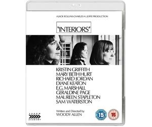 INTERIORS Blu-ray Diane Keaton Geraldine Page Woody Allen Original UK Releas R2