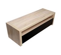 Interiors by Premier 2 Drawers And 1 Shelf Coffee Table, Modern Coffee Table That Has Storage, Wooden Coffee Table For Home Premier Housewares Natural One Size