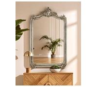 Interiors By Premier Adelere Ornate Champagne Wall Mirror Print
