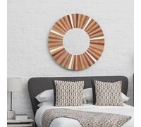 Interiors by Premier Barn Natural Wood Wall Mirror Premier Housewares Natural One Size