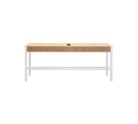 Interiors by Premier Bench Bandar Beech Wood & Hemp Rope White/Natural