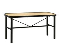 Interiors by Premier Bench Depok Black/Rattan