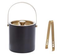 Interiors by Premier Black And Gold Finish Ice Bucket