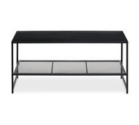 Convenient Black Metal Coffee Table, Sleek Coffee Table For Livingroom, Industrial Design Decorative Table Premier Housewares Black One Size