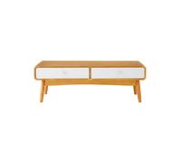 Interiors by Premier Coffee Table Malmo 2 Drawers Oak/White
