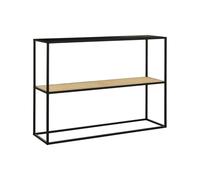 Interiors by Premier Console Table Depok Black/Rattan
