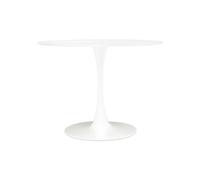 Interiors by Premier Dining Table Laila Tulip Round White D:106cm