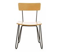 interiors by Premier District Chair, Enhance Body Posture Wood Back Chair, Space- Saving Wooden Chair, Comfy Living Room Chair