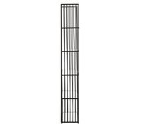 Interiors by Premier Five Tier Black Metal Bookshelf, Modern and Sturdy Ladder Bookshelf, Modern Book Shelving & Storage Solution Interiors by Premier Black One Size