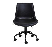 Interiors by Premier Office Chair Bloomberg Faux Leather Black