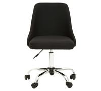 Interiors by Premier Office Chair Brent Black/Chrome