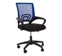 Home Office Swivel Desk Chair Premier Housewares Blue One Size