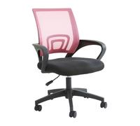 Premier Housewares Pink Home Office Chair