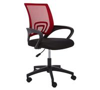 Interiors by Premier Office Chair with Arms Frazer Mesh Black/Red