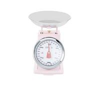 Interiors By Premier Olivier 3Kg Pastel Pink Retro Kitchen Scale Print