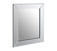 Interiors by Premier Sana Square Wall Mirror Premier Housewares Clear One Size