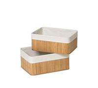 Orsina Kankyo Bamboo Storage Boxes - Set Of 2