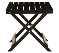 Interiors by Premier Side Table Beauport Wood Foldable Black