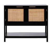 Interiors by Premier Sideboard Sherman Black/Rattan