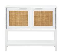 Interiors by Premier Sideboard Sherman White/Rattan