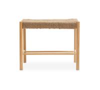 Interiors by Premier Stool Bandar Beech Wood & Hemp Rope Natural