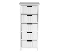 Interiors by Premier Storage Unit New England 5 Drawer White