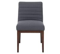 Interiors By Premier Stylish Chair, Charcoal Upholstered Outdoor Chair For Garden, Comfortable Dining Chair For Breakfast Premier Housewares Grey One Size
