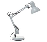 Premier Housewares Studio Matte Grey Metal Lamp - Size: 17 x 21 x 60cm - Wilko