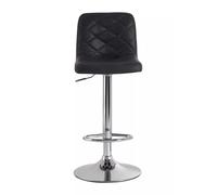 Interiors by Premier Tara Faux Leather Bar Chair Premier Housewares Grey One Size
