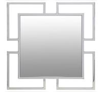 Interiors by Premier Wall Mirror Allure Square Silver 80x80cm