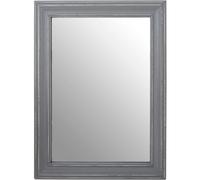 Interiors by Premier Wall Mirror Henley Bevelled Frame Grey 48x65cm