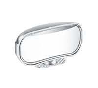 Interiors rear view mirror Rectangular Car Blind Spot Rearview Mirror Adjustable Angle For Vision Safety Auto Convex Wide Side Car Interior Mirrors(1PCS Silver)