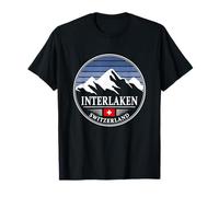 Interlaken Swiss Alps Mountains Switzerland Ski Resort T-Shirt