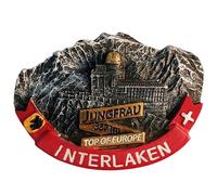 Interlaken Switzerland Refrigerator Magnet 3D Travel Souvenir Fridge Decoration Magnetic Sticker Craft Collection