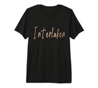 Interlaken Switzerland Vintage Elegant Design Premium T-Shirt