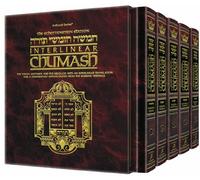 Interlinear Chumash Schottenstein Edition Vols. 1-5 [Box Set]: Genesis, Exodus, Leviticus, Numbers, Deuteronomy [Box set] (Hardcover)