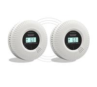 Interlink smoke and carbon monoxide detector with voice alarm, 10-year battery, certified according to EN14604 & EN50291, battery included (2)