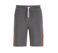Interlock Jersey Shorts with Color-Block Logo - male - Boss - Casual Shorts - Gray - S - Shorts S