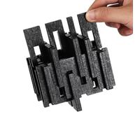 Interlock Puzzle - 3D Wooden Interlock Puzzle, Logical Thinking Blocks Brain Mind Games | Mind Puzzles For Adults Kids Teens Students Educators Office Game Night Family Gatherings Party Travel