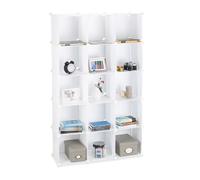 Interlock shelf Modular Storage Unit Multi-Compartment Organizer 15 Compartments