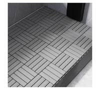 Interlocking Deck Tiles, Waterproof Plastic Floor Mats for Easy Installation and Durability on Patio, Terrace, Bathroom, Kitchen, Pool