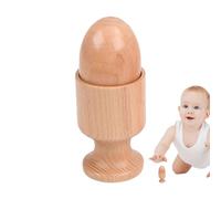 Interlocking Discs Toy - 4.53in Beech | Grasp Toy with Learning | Montesori Rattle | Hand Eye Coordination Toys for Grip, Supporting Early Development for Todler Play